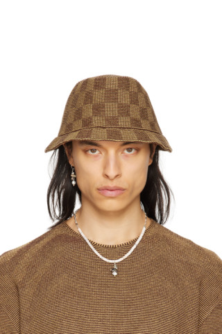 Isa Boulder: SSENSE Exclusive Brown Bucket Hat