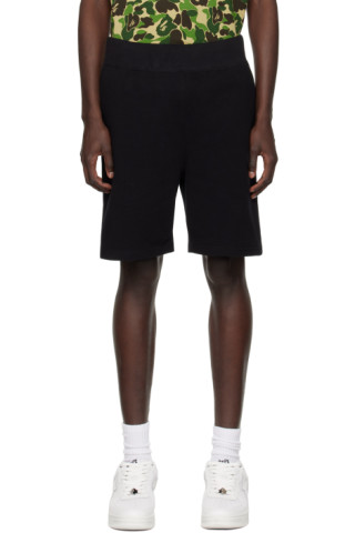 BAPE - Black Ape Head One Point Shorts