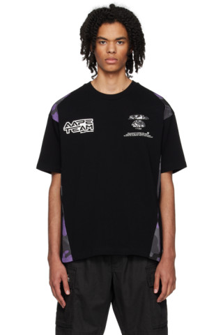 Black Patch T-Shirt by AAPE by A Bathing Ape on Sale