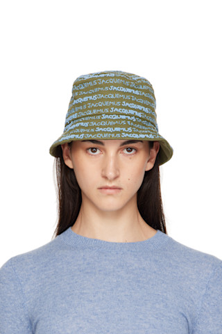 【Jacquemus】バケットハット ラフィア素材 ロゴパッチ ピンク ピンク系 JACQUEMUS(ジャックムス) 帽子(レディース) - 海外通販