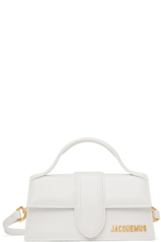 Jacquemus: White 'Le Bambino' Clutch | SSENSE