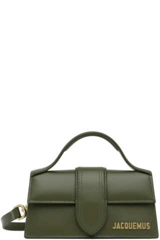 Le Bambino bag in Green Leather