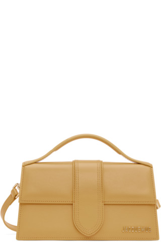 Jacquemus: Yellow 'Le Grand Bambino' Bag | SSENSE