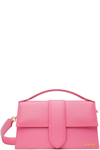 JACQUEMUS: Pink 'Le Bambinou' Bag | SSENSE