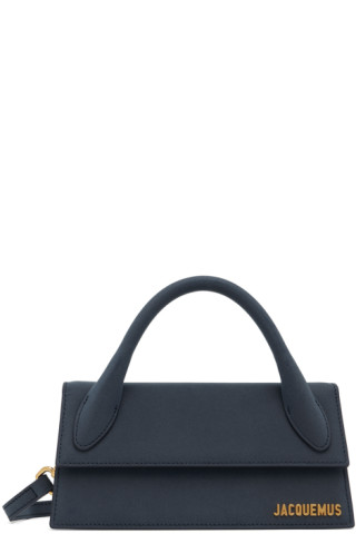 Jacquemus: Navy 'Le Chiquito Long' Bag