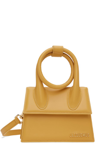 Jacquemus: Yellow 'Le Chiquito Nœud' Bag | SSENSE