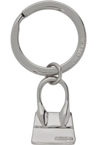 Jacquemus: Silver Le Papier 'Le Porte Clés Chiquito' Keychain | SSENSE