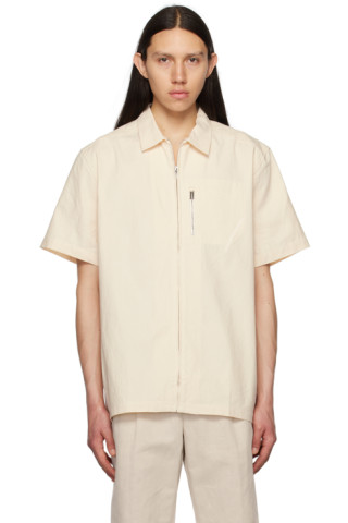 Off-White Le Raphia 'La Chemise Banho' Shirt by JACQUEMUS on Sale