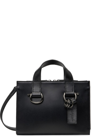 Yohji Yamamoto Discord Dz-I04-703 Mini Zipped Tote Bag Black