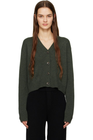 LISA YANG: Green 'The Marion' Cardigan | SSENSE