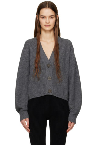 LISA YANG: Gray 'The Minna' Cardigan | SSENSE