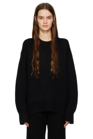 LISA YANG: Black 'The Noor' Sweater | SSENSE