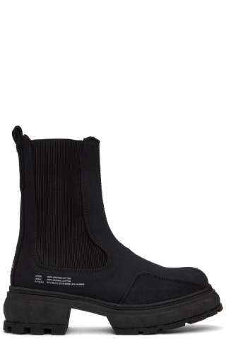 SSENSE Exclusive Black Paradigm Chelsea Boots by Virón on Sale