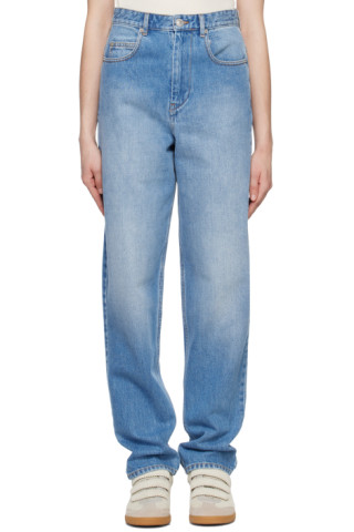 【関税込み】Isabel Marant Etoile ブルー Corsy ジーンズ Blue Corsy Jeans by Isabel Marant Etoile on Sale