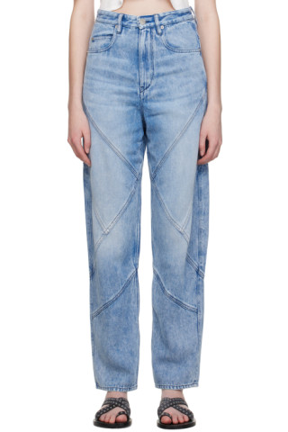 Isabel Marant Etoile: Blue Corsy Jeans | SSENSE