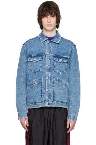 Blue Jango Denim Jacket by Isabel Marant on Sale