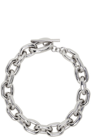 Paco Rabanne: Silver XL Necklace | SSENSE