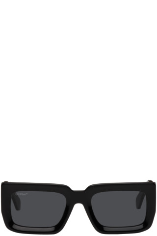 OFF-WHITE: Boston sunglasses in acetate - Black