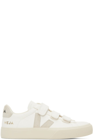 VEJA: White Leather Recife Sneakers | SSENSE