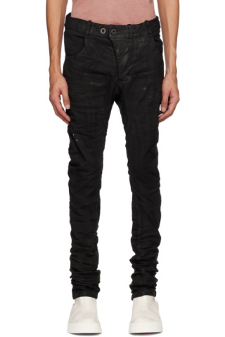 Boris Bidjan Saberi: Black P13 TF Jeans | SSENSE Canada