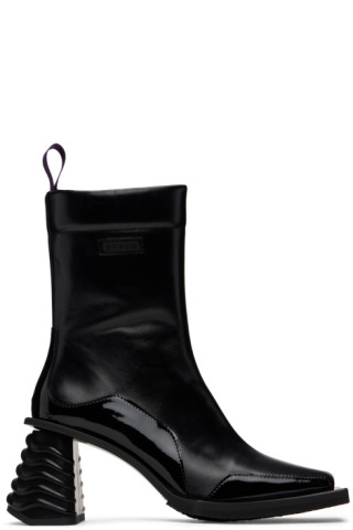 Black Gaia Boots by EYTYS on Sale
