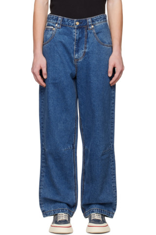 Blue Titan Jeans by EYTYS on Sale