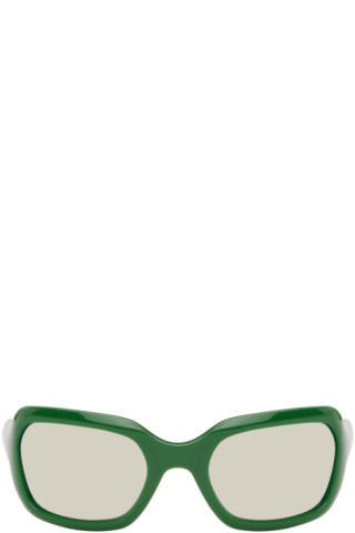 【関税込み】Lexxola グリーン Ringo サングラス Green Ringo Sunglasses by Lexxola on Sale