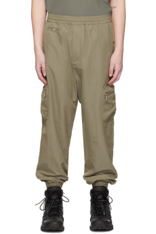 F/CE.®: Green Drawstring Cargo Pants | SSENSE