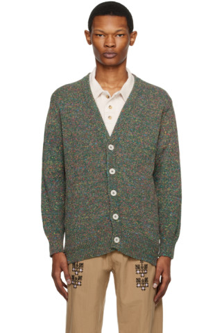 Howlin': Green Crystal Cardigan | SSENSE