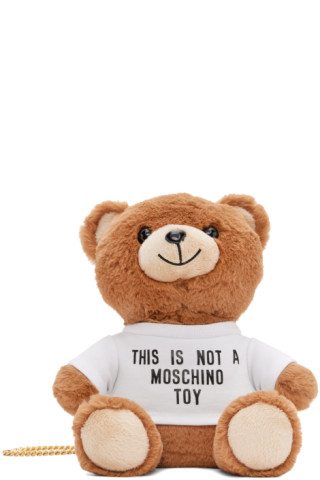 Moschino Teddy Bear Coin Purse in Brown