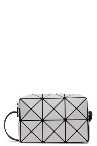 Bao Bao Issey Miyake: White Cuboid Crossbody Bag | SSENSE