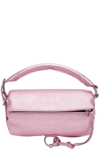OPEN YY: Pink Mini Pillow Handle Bag | SSENSE Canada