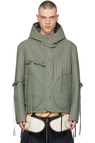 Green Deconstructed Jacket by Craig Green on Sale