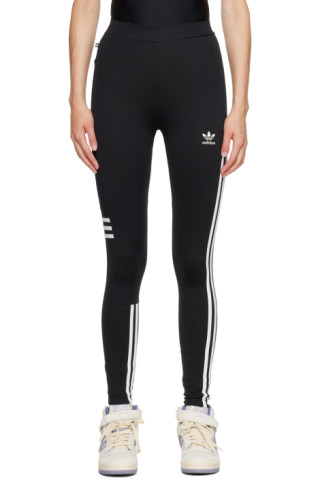 adidas Women's 3-Stripes Leggings - Black, adidas Canada ($50) ❤ liked on  Polyvore featuring pants…