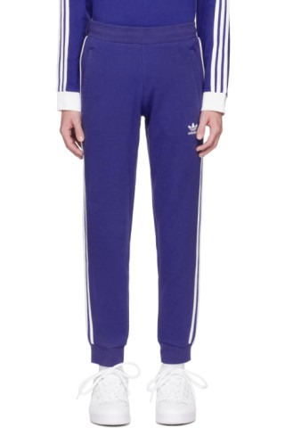 Blue Adicolor Classics 3-Stripes Lounge Pants by adidas Originals on Sale