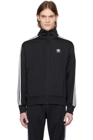 Black Adicolor Classics Firebird Track Jacket by adidas Originals on Sale