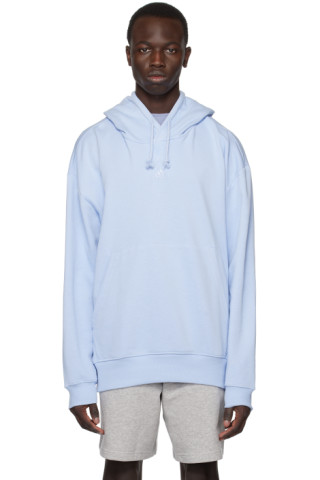 Blue All Szn Hoodie by adidas Originals on Sale