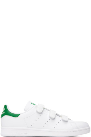 adidas Originals STAN SMITH UNISEX - Baskets basses - white/green/blanc 