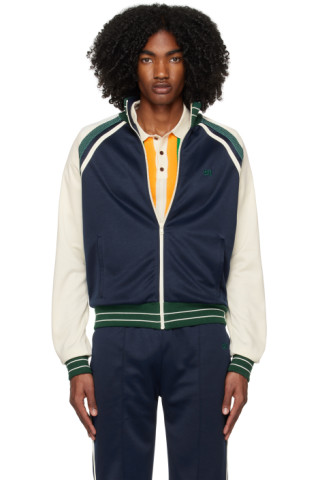 Navy Kola Track Jacket by Wales Bonner on Sale