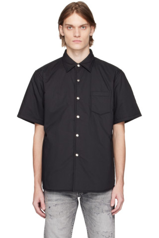 John Elliott: Black Scout Shirt | SSENSE