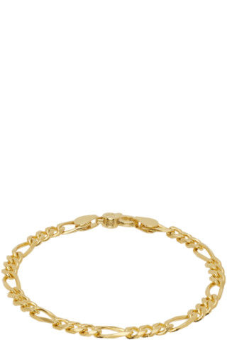 Tom Wood - Gold Figaro Thick Bracelet