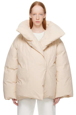 TOTEME: Off-White Signature Down Jacket | SSENSE