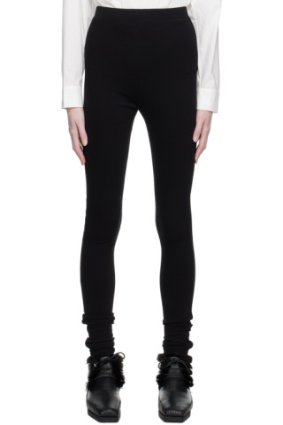 Womens TOTEME black Zip Detail Leggings