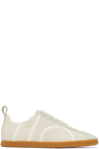 TOTEME: Off-White 'The Mesh' Sneakers | SSENSE