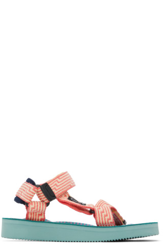 Yellow & Pink DEPA-JC01 Sandals by Suicoke on Sale