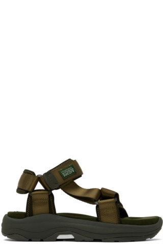 【関税込み】Suicoke カーキ DEPA-Run サンダル Suicokeのカーキ DEPA-Run サンダルがセール中