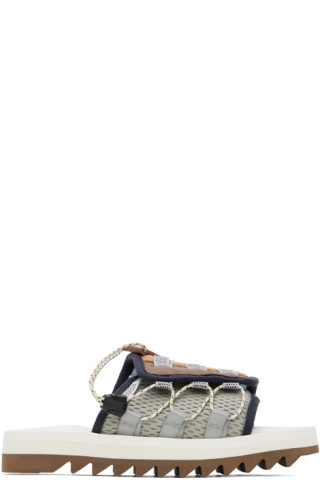 【関税込み】Suicoke ネイビー&ホワイト OG-195-2ab サンダル Suicokeのネイビー&ホワイト OG-195-2ab サンダルがセール中