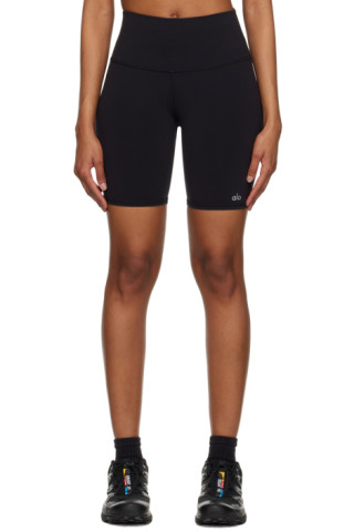 thick black biker shorts