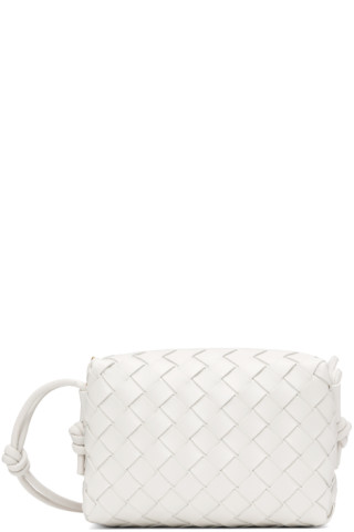 White 'Mini Loop' shoulder bag Bottega Veneta - Vitkac TW