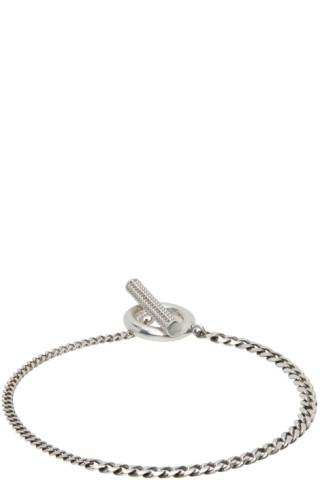 Bottega Veneta® Men's Joint Chain Bracelet in Silver / Yellow Gold